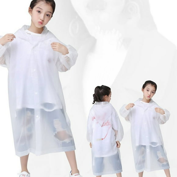 Xihbxyly Impermeable de Eva, Material Impermeable Transparente, Diseño Grueso y Reutilizable, Protección para Viajes Al Aire Libre, Uso Versátil para Pesca, Observación de Aves y Caza, Cuello con Cap