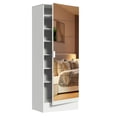 thumbnail image 4 of Zapatera Madesa Isis 1 Puerta Con Espejo Blanco, 4 of 4