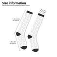 thumbnail image 2 of Susaid Poodle Dog Print Thermal Winter Socks for Men and Women, Warm Crew Hiking Socks, for Boots and Outdoor Activities, 2 of 6
