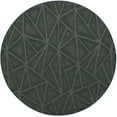 thumbnail image 1 of Indoor Outdoor custom size area rugs made in USA pattern Geometrical comes in Ten colors and Nine shapes rectangular,round,square,runners,oval,hexagon,octagon,half round - Green, 3' Round Area Rugs, 1 of 1