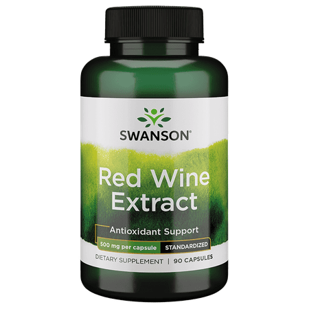Swanson Red Wine Extract 500 mg 90 Capsules