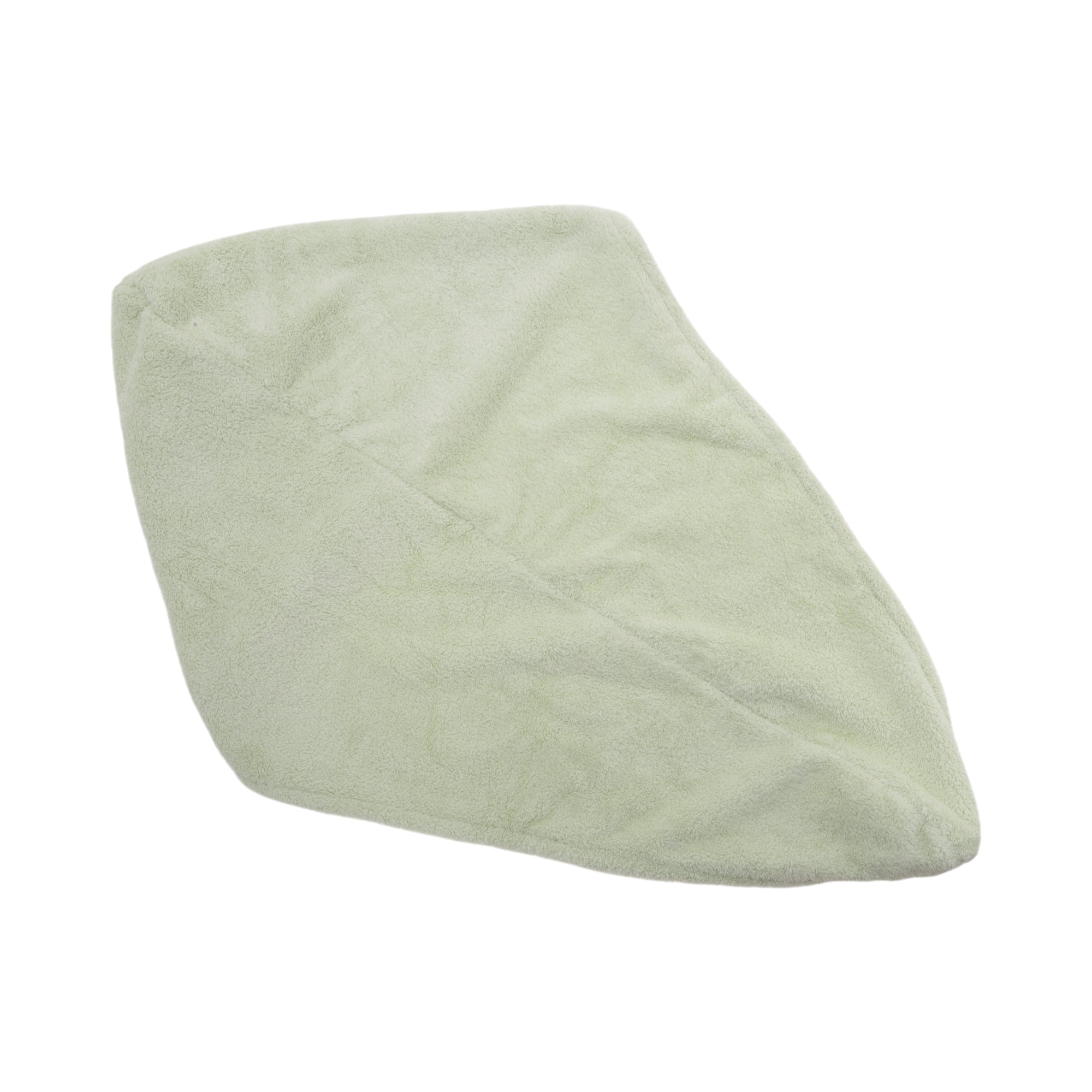 Unique Bargains 1pc Water-absorbent Floral Pattern Hair Towel 26.38"x 10.24" Green