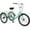 cyan, variant on ABORON Adult Tricycle 24 inch, 7 Speed 3 Wheel Bike, Adult Tricycle Trike Cruise Bike with Large Size Basket for Recreation Shopping