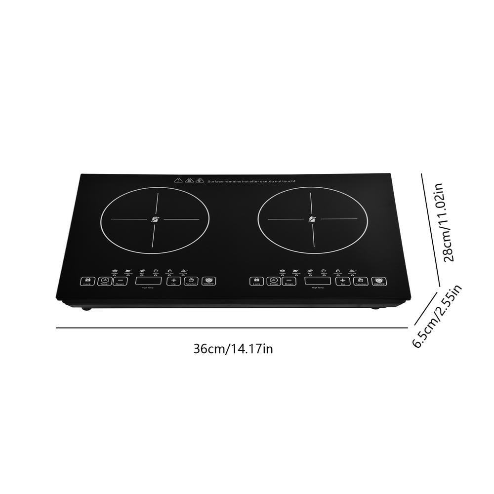Xianers Electric Hob Touch Control 110 Volt Kitchen Stove Table Top Stove High-Power Electric Cooking Stove for Tin Foil Casserole High-Temperature Cookware practical