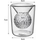 thumbnail image 3 of Vaso de whisky TANGJMXG forma de pelota de golf, 3 of 5
