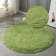 thumbnail image 1 of Granjero Gordo Alfombrilla de baño antideslizante de felpa mullida, accesorio de baño decorativo de 31 x 31 pulgadas (verde), 1 of 5