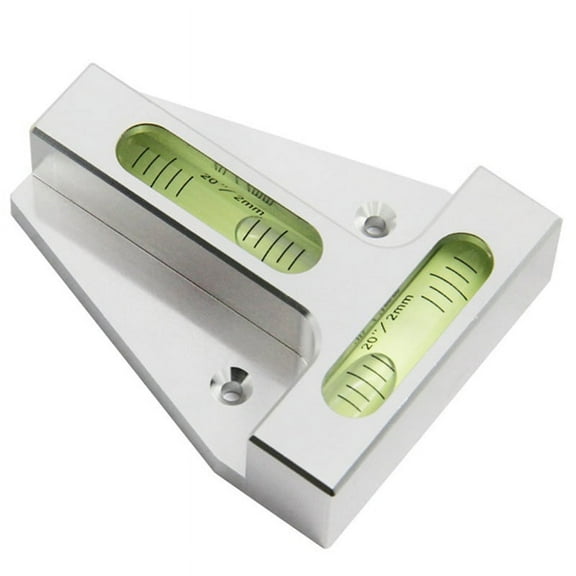 T Type Level Meter, Mini Spirit Level Bubble Two Ways T Type Portable XY Dual- Horizontal Measurement Instrument A