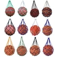 thumbnail image 2 of CSChome Football Net Bag Basketball Net Wear Resistant Strong Load-bearing Multipurpose Volleyball Football Storage, 2 of 7