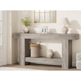 thumbnail image 3 of Ataucjin 47-Inch/63-Inch Narrow Long Console Table for Living Room,2-Tier Large Sofa Table with Storage,Farmhouse Wood Entryway Table for Hallway, Sofa,Entry,Wooden Entrance Entry Table for Entryway, 3 of 7