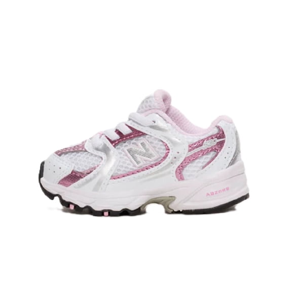 Toddler's New Balance 530 Bungee White Pink (IZ530RK) - 6