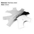 thumbnail image 7 of opvise Nail Cutter Plate French Style Nail Polishing Stainless Steel Reusable Manicure Edge Trimmer for Female, 7 of 7