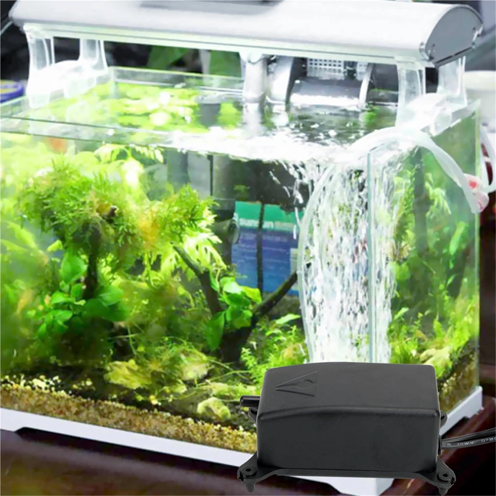 Energy-Saving Aquarium Oxygen Pump - Noiseless Fish Tank Air Pump with