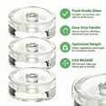 thumbnail image 3 of 3-Pack of Fermentation Glass Weights with Easy Grip Handle for Wide Mouth Mason Jars, 3 of 7