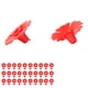thumbnail image 2 of Reemplazo Del Puerto De Alimentación, Flores De Plástico Para Comedero De Colibrí, Atractivas, Fáciles De Instalar Para Exteriores ANGGREK Rojo, 2 of 8