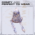 thumbnail image 3 of Anime Durag and Silk Bonnet 2pcs Set for Men Women, Silky Design Satin Fabric Comfort Compression, Moneyy, 3 of 6