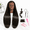 Brown, variant on Black 22 Inch Real Human Hair Mannequin Head with Stand for Braiding Styling Practice