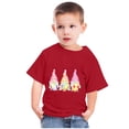 thumbnail image 4 of Qiopertar Haut à Manches Courtes Imprimé Nain de Pâques pour Enfants Garçons Filles Mode Col Rond en Solde à Moins de 5$ en Solde, 4 of 4