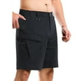 thumbnail image 3 of ZCFZJW Men's Hiking Cargo Shorts Lightweight Quick Dry Outdoor Travel Shorts for Men with Multi Pocket for Fishing Camping Casual Black L, 3 of 6