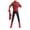 Dark Gray, variant on Boys Spider Hero Cosplay Costume Red Blue Suit with 3D Mask, Full Body Battle Jumpsuit for Halloween Party Outfit, Black, 140