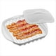 thumbnail image 1 of Bandeja para Tocino con Tapa para Microondas, Recipiente de Plástico para Tocino, Recipiente para Tocino con Tapa para Microondas., 1 of 5