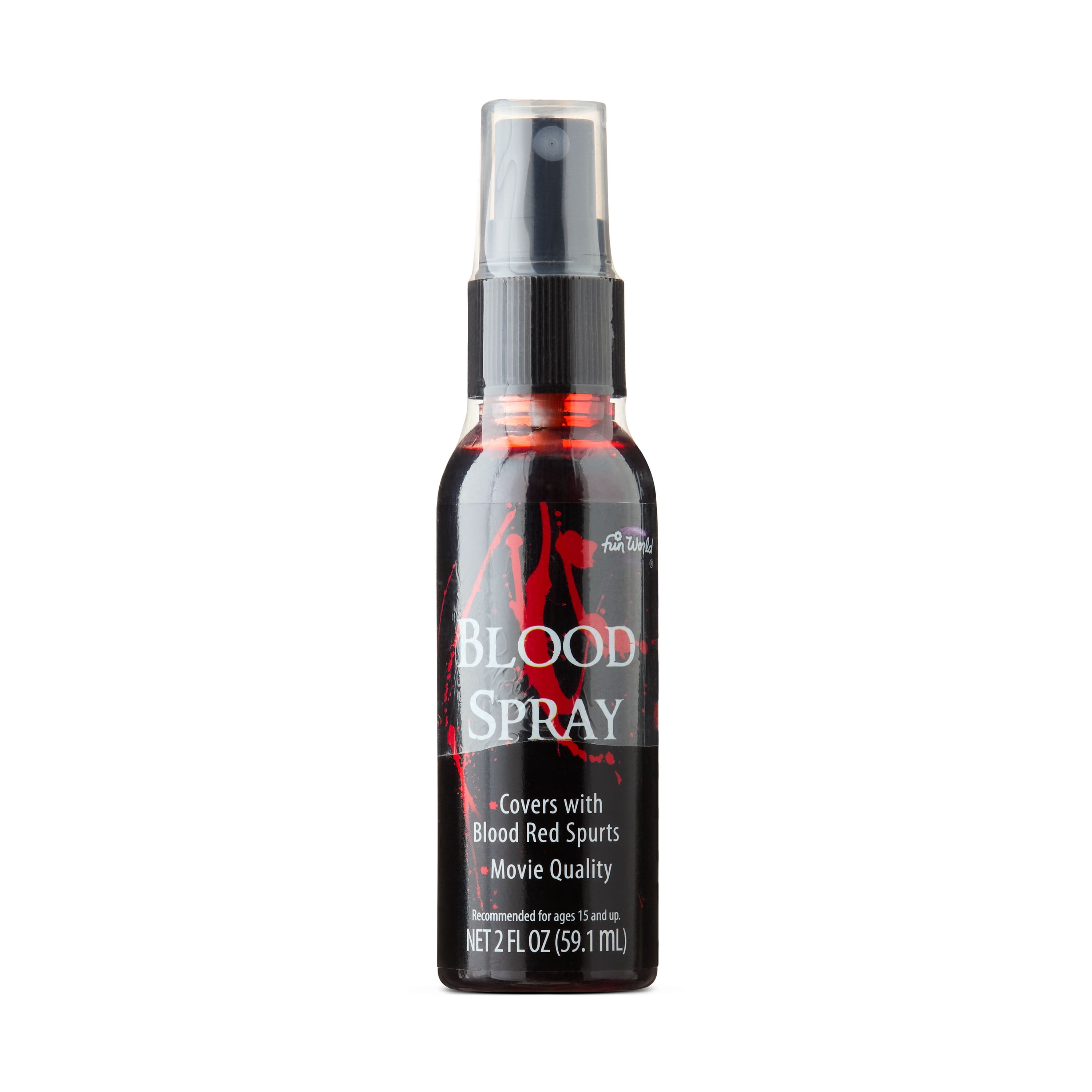 Red Blood Spray, 2 fl oz, Halloween Make-Up for Adults, by Fun World
