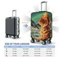 thumbnail image 6 of Daiia Space Adventurer Cat Luggage Cover, Thickened Washable Travel Luggage Covers, Elastic Unique Baggage Covers for 18-20 inch Luggage-Small, 6 of 9