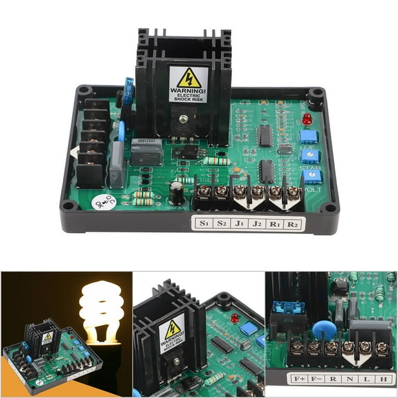 Gavr, Regulador Auticó de Voltaje del Generador de 15 A, Con Baja FRECUENCIA Y COMPENSACIÓN DE DERIVACIO, RENDIMIENTO ESTA PARA REGULACIÓN DE VOLTAJE DE CA, Corriente