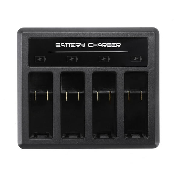 Zootealy DC 5V 2A Battery 4 Slot Professional Charger Replacement for Gopro Hero 5 6 7 8 Type C Battery Charging Station Stock