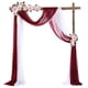 thumbnail image 1 of pieza de cortinas de gasa elásticas de 75 x 550 cm para decoración de bodas, telón de fondo, cortina de gasa blanca, 1 of 5