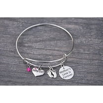 Mom Bracelet, Mom Daughter Charm Bracelet, Mother Bracelet Makes the Perfect New Mom Gift, Baby Shower Gift or Baby Gift