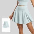 thumbnail image 6 of mgoYE Golf Skirts for Women Short Women's High Waisted Pleated Tennis Yoga Skirts with Pockets Inner Shorts Lightweight Athletic Golf Skorts for Women(Green,XL), 6 of 7