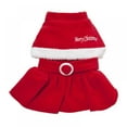 thumbnail image 1 of Christmas Pet Costume Skirt Dog Clothes Santa Dog Dress, 1 of 5