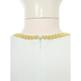 thumbnail image 6 of Ocealan Girls Guardian Angel Dress Bell Long Sleeve Gold Trim Maxi Gown for Praise White 6, 6 of 7