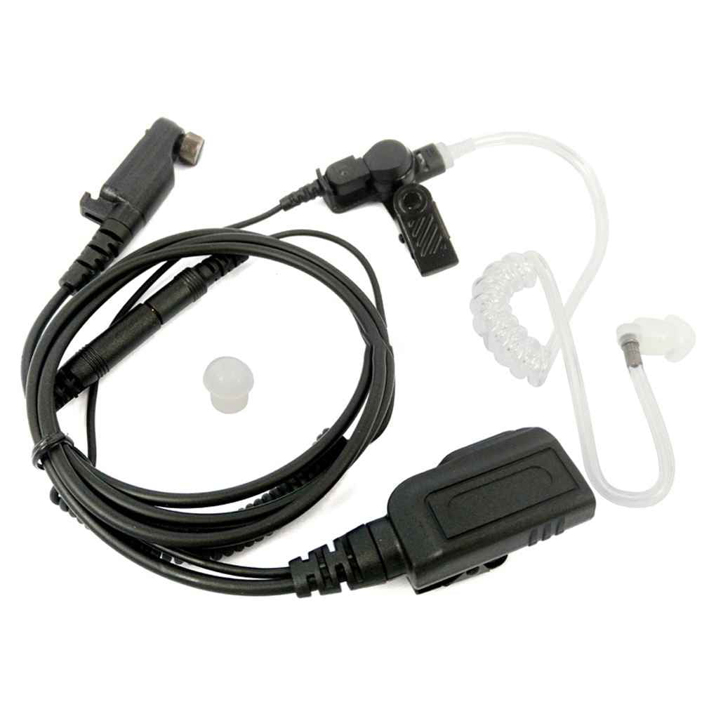 Entertainment Hotels Restaurants etc. Walkie Talkie Air Acoustic Tube Earpiece Headset for HYT Hytera PD600 PD602 PD605 Radio Applicable to Retail Black 