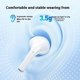 thumbnail image 4 of WEKOME WS-16 Bluetooth Headset Wireless Headphone Pebble Stone Sports Earphone with Charging Case -, 4 of 5