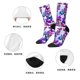 thumbnail image 5 of Fotbe Flying Butterflies Calcetas Largas con Estampado para Hombre y Mujer – Calcetas de Compresión Transpirables y Elásticas, Viajar y Uso Diario Talla 5-11, 5 of 6