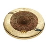 Meinl Cymbals Byzance 15" Dual Hihats, Pair Made in Turkey Hand Hammered B20 Bronze, 2-Year Warranty, B15DUH, inch