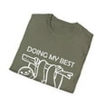 thumbnail image 4 of Doing My Best Sloth | Sloth Gift | Sarcasm | Pun | Motivational | Funny Unisex Softstyle T-Shirt, 4 of 4