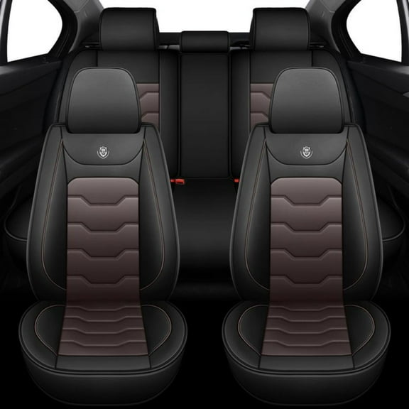 Car Seat Covers for Chevrolet Malibu 2009 Perfect Fit for Car Seats, Waterproof Faux Leather, Protecting Car Interiors, 5-Seat Full Set, Easy Installation