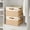Brown-Large-2 Pack, variant on Shoe Organizer Box for Closet, Small Fabric Shoe Storage Bin with Adjustable Dividers & Clear Cover, Saving Space Sneakers