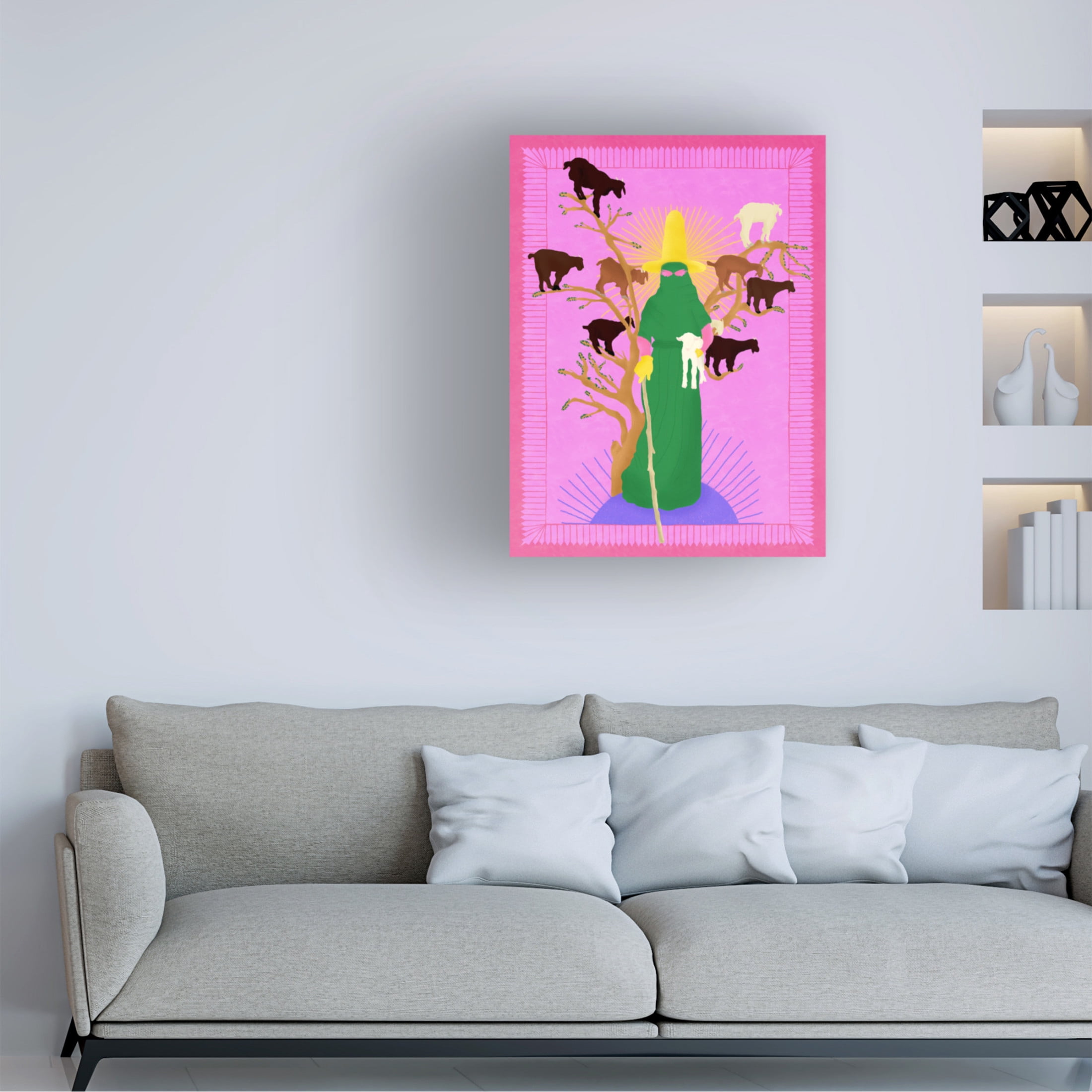 Trademark Fine Art Jota de jai Holy Woman Herder Canvas Wall Art