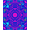 Pink, Pattern 2, variant on ODIKA 4'x6' Machine Washable Non-Slip Area Rug, Futuristic Mosaic with Pixel Splash and Dynamic Energy Motifs High Traffic Rug, Pink, 464527