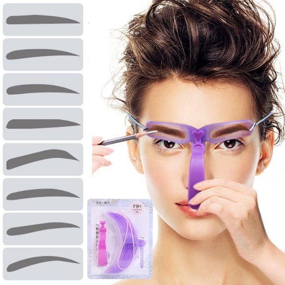 Kehuo Beauty Tool Makeup Grooming Drawing Blacken Eyebrow Template, Hair Trimmer for Men and Women