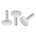 thumbnail image 1 of Unique Bargains 30 Packs M4 x 16mm Boutons de Serrage à Vis Mâle Blanc, 1 of 5