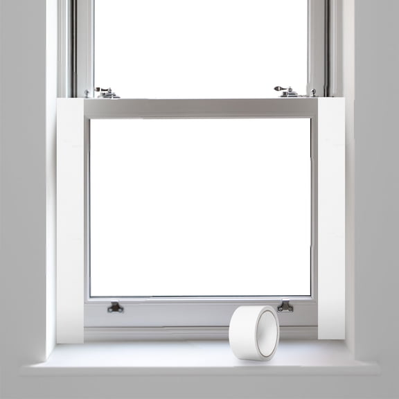 FUEENIRVA White Weatherproof Window Seal Tape, Windproof Door and Tape for