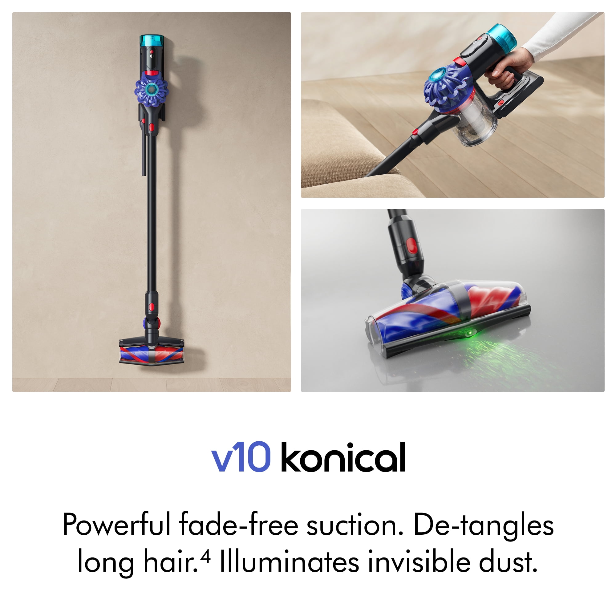 Dyson V10 Konical™ Cordless Vacuum | Black/Blue | New | Latest Technology thumbnail 6
