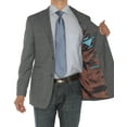 thumbnail image 5 of Mens DK Gray Modern Fit Blazer Luciano Natazzi 2 Button, 5 of 5
