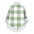 thumbnail image 4 of RXMEKW Châle Sans Manches à Col Épais pour Femmes en Acrylique, Poncho d'Intérieur Vert Armée, 4 of 6