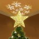 thumbnail image 3 of Árbol De Navidad Iluminado Con Proyector De Copo De Nieve Led Giratorio Copo De Nieve 3D Adorno Para Árbol De Nieve Para Decoraciones De Árbol De Navidad Yuarrent HA046526-03, 3 of 6