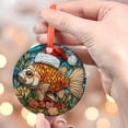 thumbnail image 4 of Trout Fish 15 Ceramic/Acrylic Christmas Ornament, Gentle Mom Thank-You, Turkey Season Detail, Heartfelt Valentine Detail, Heirloom 2025 Display Piece Piece, 4 of 5